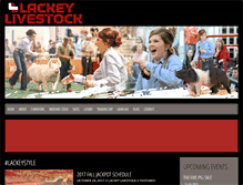 Tablet Screenshot of lackeylivestock.com